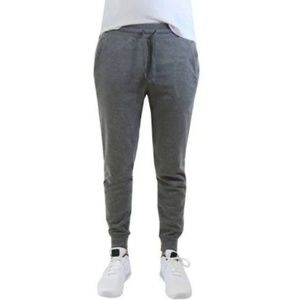 Men's French Terry Joggers - Charcoal - Large
